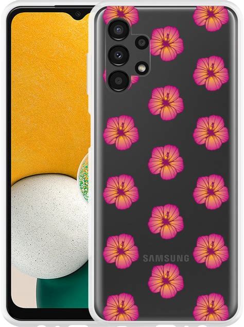 Samsung Galaxy A13 Hoesje Hawaiiaanse Bloemen II Designed By Cazy