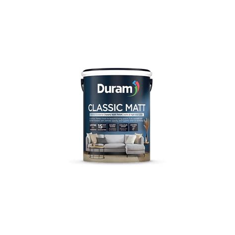 Duram Classic Matt White 5l Duram Cashbuild