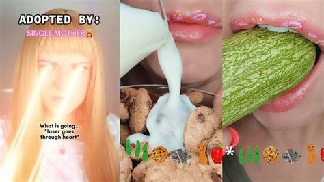 🎉🎉🎃 Asmr Satisfying Eating 🎉🎉🎃 Pov Brianna Mizura Povs Tiktok Compilations Part 57 Youtube