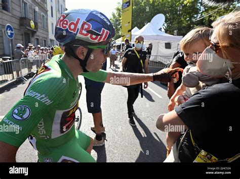 Belgian Wout Van Aert Of Team Jumbo Visma And His Wife Sarah De Bie