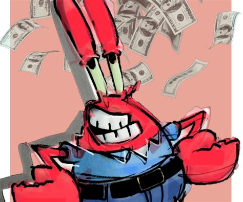 Mr Krabs Spongebob Money Dollar Pop Art Urban Lobster Etsy