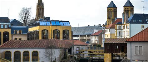 Descargar Fondo De Pantalla Paisaje Urbano De Metz Francia Hd Europa