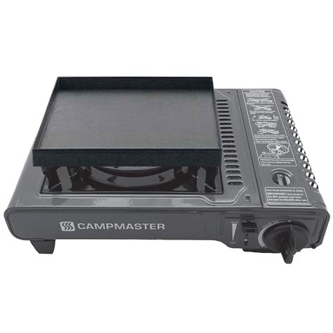 Campmaster Portable Single Burner Butane Gas Stove With Hotplate