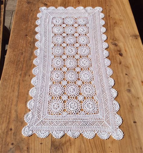 Vintage Crocheted Table Runner