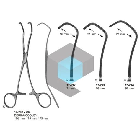 Derra Cooley Aorta Anastomosis Clamps Eco Surgical Co