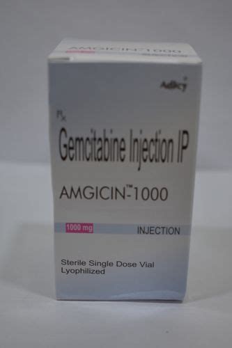 Gemcitabine Injection 1000 Mg At Best Price In Mumbai Distinct Lifecare