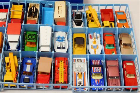 Lot Vintage 1976 Lesney Matchbox Carry Case W 48 Misc 1970s Superfast Matchbox Cars