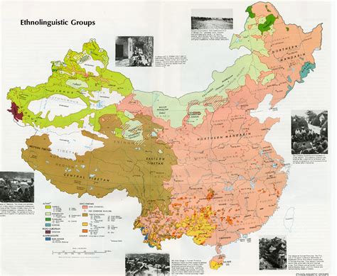 Ethnic Map Of China