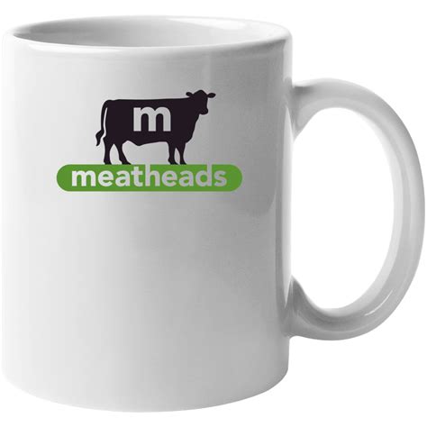 Meatheads Burger Restaurant Logo Mug