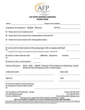 Chapter To Be Credited Afpsaskatoon Afpnet Form Fill Out And Sign