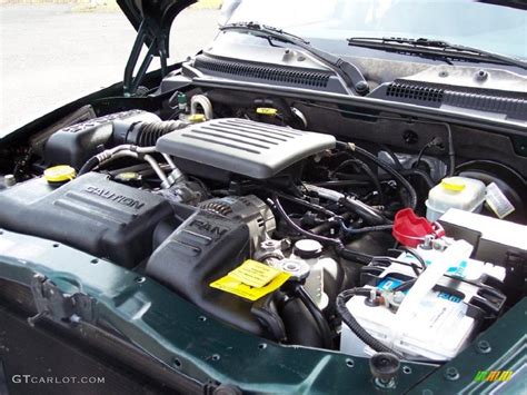 2001 Dodge Dakota Slt Quad Cab 4x4 4 7 Liter Sohc 16 Valve Powertech V8 Engine Photo 39600869