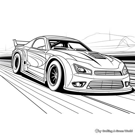 Rally Car Coloring Pages Coloring Nation