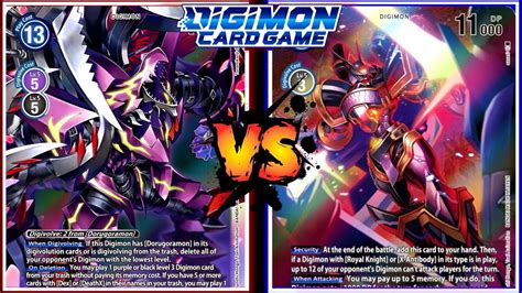 Dexdorugoramon Vs Alphamon Digimon Tcg Bt Youtube