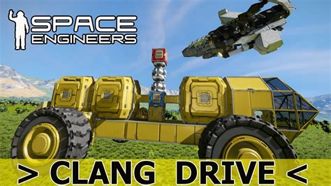 Space Engineers Clang Drive перехватчик и ховеркрафт Это все таки