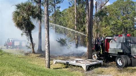 Small Brush Fire Put Out In Lehigh Acres