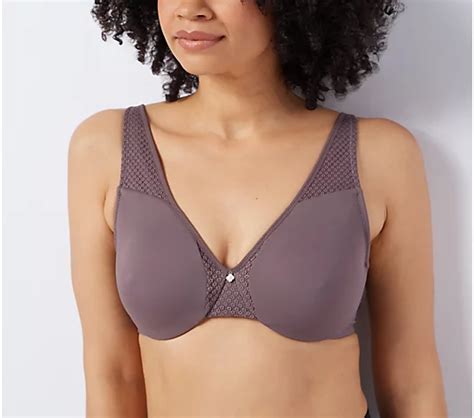 As Is Breezies Sleek Shape Matte Micro Underwire Minimizer Bra