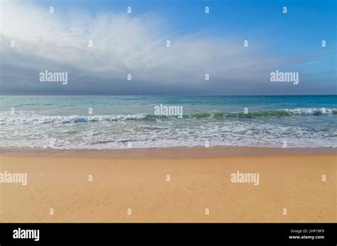 Beautiful beach near Portimao, Algarve, Portugal Stock Photo - Alamy