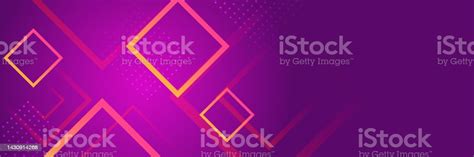 Abstract Pink Purple Orange Colorful Banner Background Gradient Dynamic