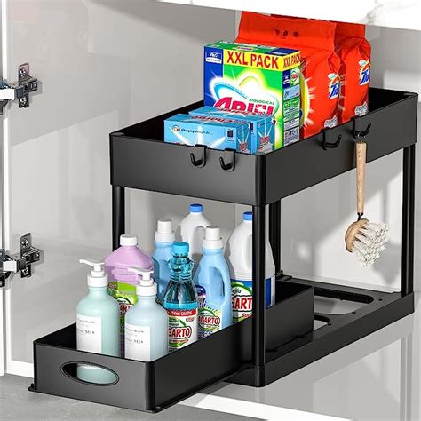 Coovee Organizer Sottolavello Cucina Livelli Estraibile Con Ganci