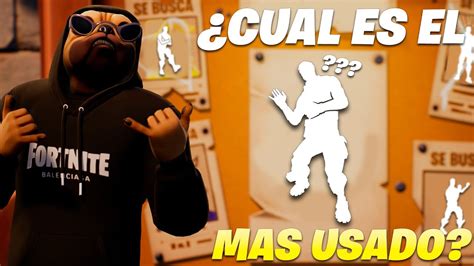 TOP 15 GESTOS BAILES MAS UTILIZADOS EN FORTNITE WINTRY YouTube