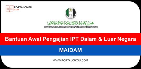 Tarikh Permohonan Bantuan Awal IPT MAIDAM 2023 Archives Portal Cikgu