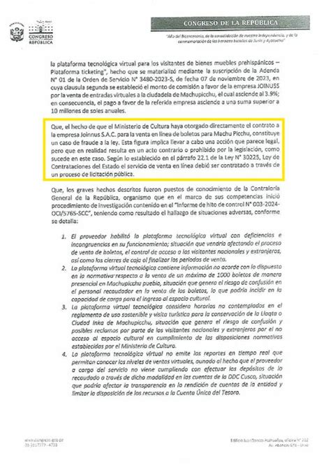 Leslie Urteaga Presentan Moción De Censura Contra Ministra De Cultura