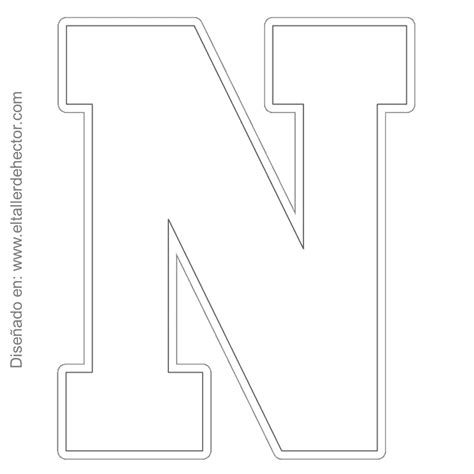 Letra N - El Taller de Hector