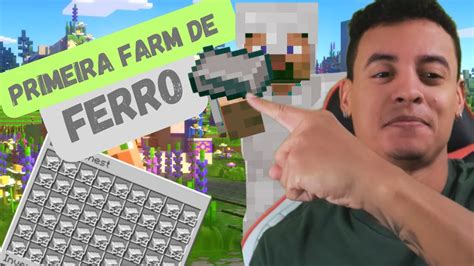 Primeira Farm De Ferro Na Ilha Dos Victoriosos Live De Minecraft