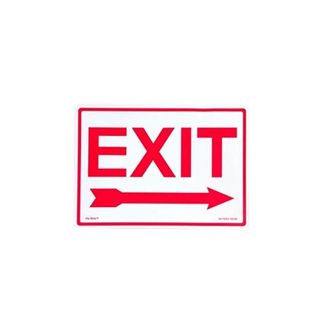 Tent Fire Safety EXIT SIGN NON ILLUMINATED Après Event Décor and