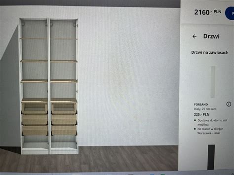 Ikea Komplement Pax Szuflady Obudowa Drzwi P Ki Warszawa Ursus Olx Pl