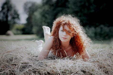 Wallpaper 2048x1363 Px Beauty Curls Portrait Redhead Smile