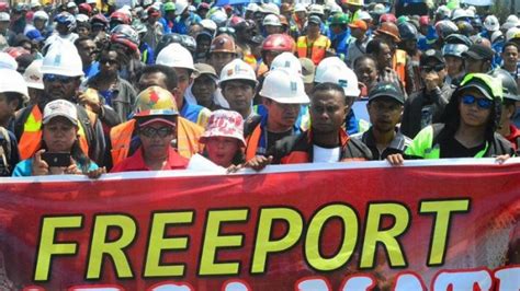 Akibat Mogok Kerja 3 000 Karyawan Freeport Terkena PHK TribunNews