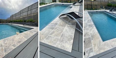 Silver Travertine Tiles Pavers Copings InterestPin Australia