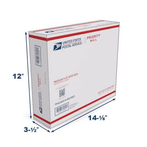 Priority Mail Forever Prepaid Flat Rate Side Loading Medium Box Usps