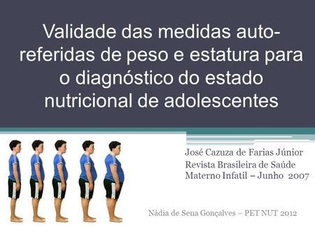 AVALIAÇÃO NUTRICIONAL ANTROPOMETRIA ppt video online carregar