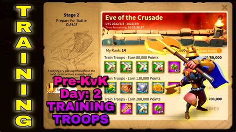 Rise Of Kingdoms Pre Kvk Training Day Live Gameplay Jumping My New