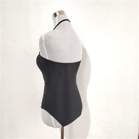 Black One Piece Bikini Swimsuit Women S Fashion Swimwear Bikinis