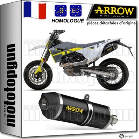 ARROW POT ECHAPPEMENT APPROUVE CATALYSE RACE TECH NOIR C KTM 690 SMC R