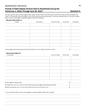 Fillable Online Revenue State Mn EW1 Minnesota Department Of Revenue