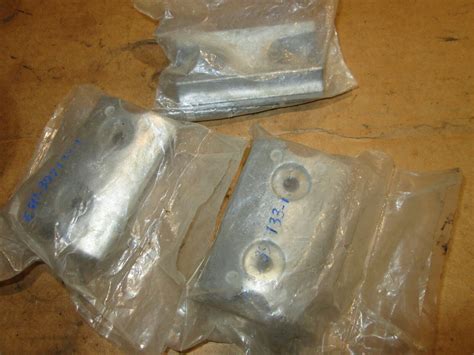 OMC BRP Cobra Johnson Evinrude OEM Lot Of 3 Sacrificial Zinc Anodes EBay