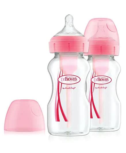 Dr Brown S Anti Colic Options Wide Neck Baby Bottles BPA Free Twin