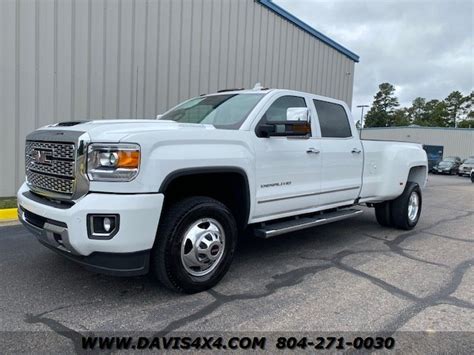 2019 Gmc Sierra 3500 Denali Dually 4x4 Hd Duramax Diesel Loaded Low