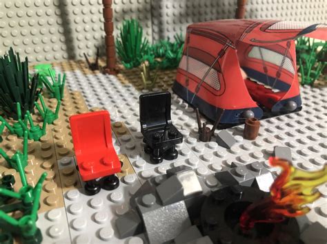 Lego Camping Scene Commission A Special Romantic Camping S… Flickr