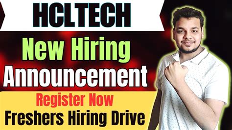 Hcltech Mass Hiring Again Off Campus Drive For