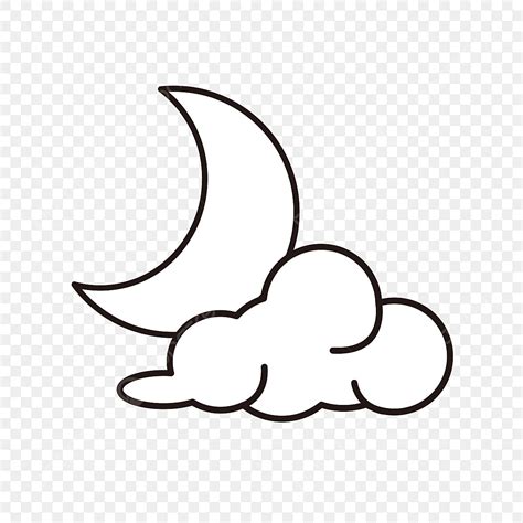 Clipart Moon Black And White