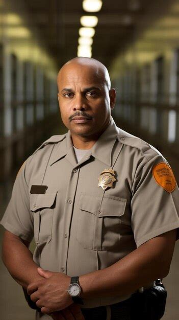 Premium Photo A Police Officer With A Badge On His Shoulder