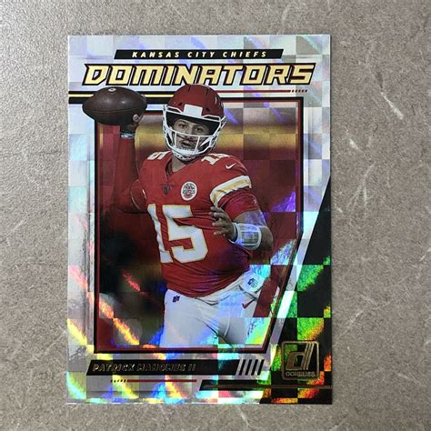 Mavin 2021 Donruss Football Dominators D20 Patrick Mahomes II