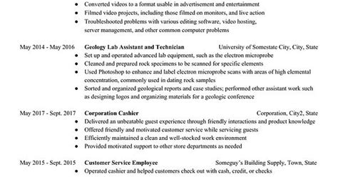 Revised My Resume Using Advice I Received From Here Looking For Geological Data Analysis Jobs