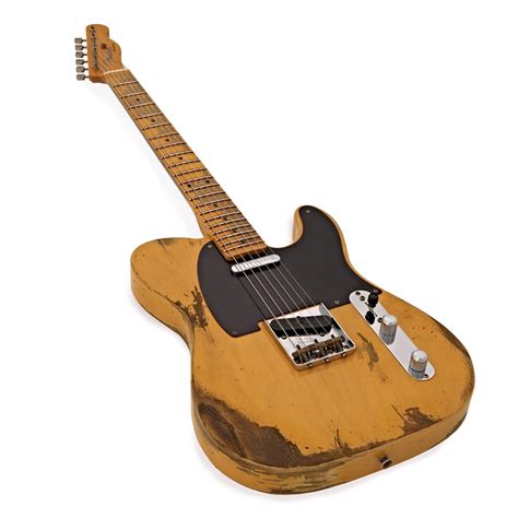 Fender Custom Shop 1953 Heavy Relic Telecaster Butterscotch R16407 Gear4music