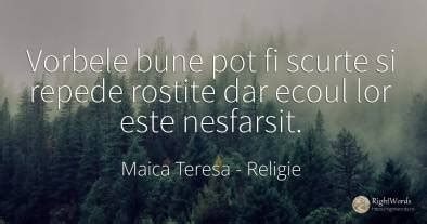 Citate De Maica Tereza